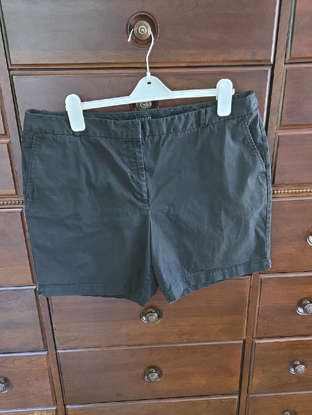 Talbot's Chino Shorts Size 18 Black